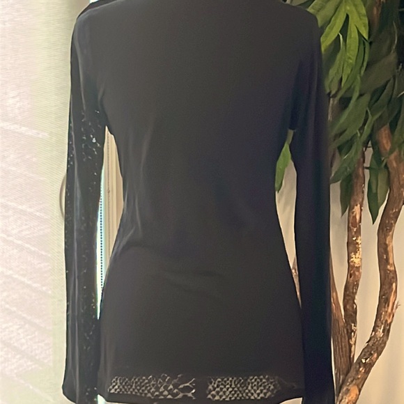 (EUC) Express Sheer Casual Top - Picture 3 of 4